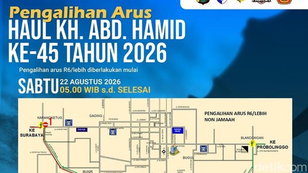 Lokasi yang akan dipadati jemaah Haul KH Abdul Hamid di Kota Pasuruan. Kendaraan besar diimbau menghindari jalan ini. Lokasi yang akan dipadati jemaah Haul KH Abdul Hamid di Kota Pasuruan. Kendaraan besar diimbau menghindari jalan ini.