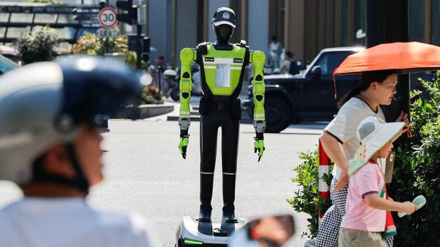 Robot Polisi di China Robot Polisi di China