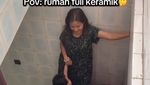 Foto: Rumah Viral di Pinrang, Hampir Seluruh Bangunan Dibalu Keramik