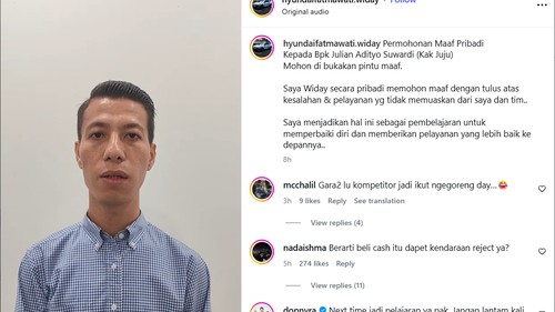 Sales supervisor Hyundai minta maaf usai cekcok dengan Aa Juju