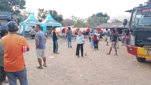 Suasana di posko pengungsi Barongkolo di Reo, Manggarai, NTT. (Foto: Dok. Rita Udin)
