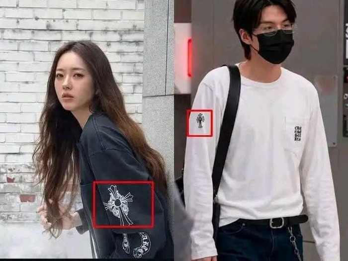 Suga BTS dan Go Ara digosipkan berpacaran kemiripan foto mereka saat berlibur ke Barcelona, Spanyol. Keduanya juga terlihat memakai atasan panjang Chrome Hearts yang sama.