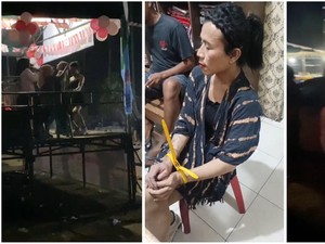Cabuli Pelajar, Waria di Pesisir Barat Lampung Ditangkap Saat Sedang Manggung