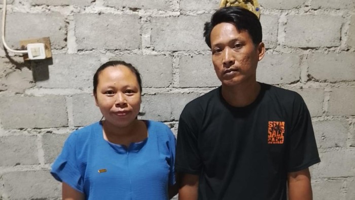 Wiwik Kusumawati dan suami