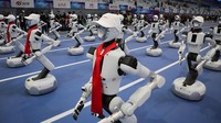 2.056 Robot Humanoid Bertanding di Beijing