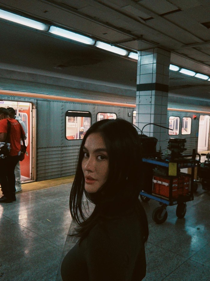 Agnez Mo Syuting Reacher