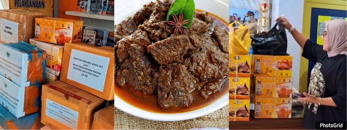 Salut! Sumbar Gotong Royong Kumpulkan 1,6 Ton Rendang untuk Korban Gempa NTT