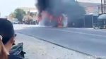 Kebakaran Bus Eka di Madiun