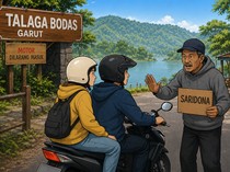 Polisi Amankan Pelaku Pungli Berkedok Saredona di Talaga Bodas Garut