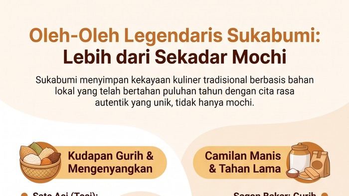 Infografis makanan dari Sukabumi.