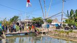 Lomba Ninja Warrior Kampung di Taman Sidoarjo