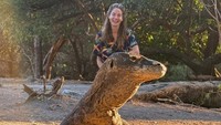 Momen Michelle Monaghan Balik ke Indonesia, Bahagia Bisa Lihat Komodo