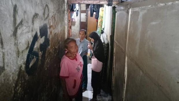 Penampakan rumah Ahmad di Manggarai yang akan direnovasi oleh pemerintah