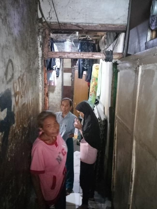 Foto: Kondisi Rumah 10x5 Meter di Manggarai yang Ditinggali 21 Orang