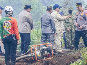 Safari Prabowo Cek Penanganan Karhutla di Sederet Provinsi