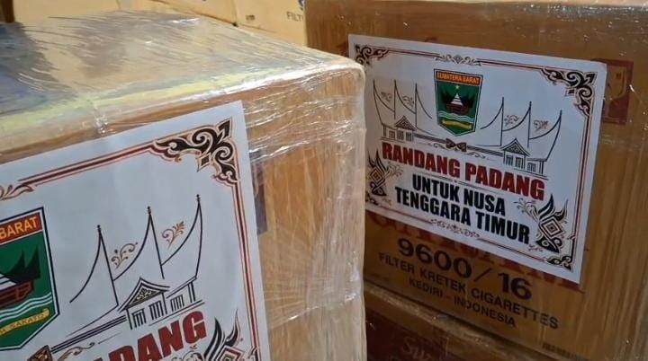 Sumbar Kirim 1,6 Ton Rendang ke NTT