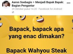 Tebakan Receh Bapak-bapak Ini Garing Banget, tapi Kok Bikin Ngakak