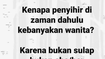 Dari penyihir sampai pronoun bisa nyambung dalam satu tebakan. Belum selesai mencerna lelucon pertama, komentar di bawahnya malah ikut menambah kekacauan. Foto: X.com