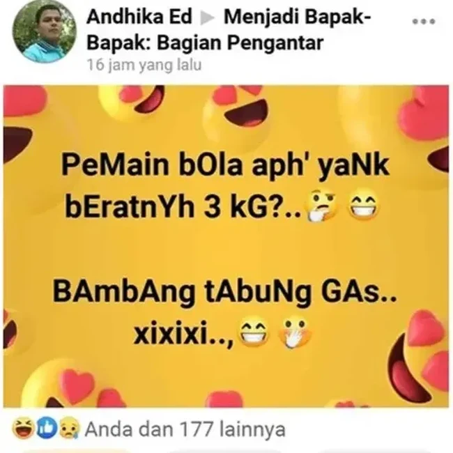 Tebakan Receh Bapak-bapak Ini Garing Banget, tapi Kok Bikin Ngakak