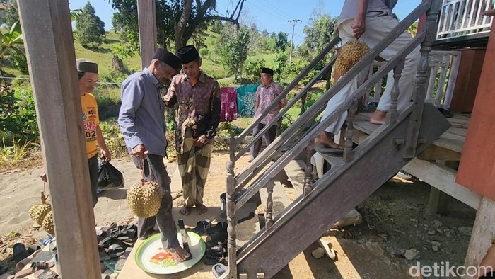 Tradisi unik bernama Mappaende oleh masyarakat wilayah pegunungan di Kecamatan Bulo, Polman.