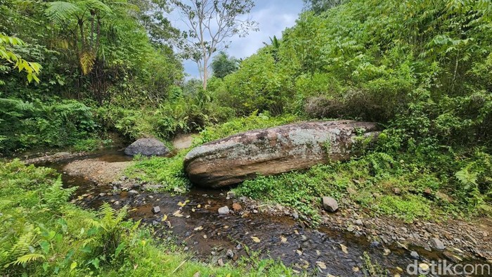Batu diduga jelmaan ular yang menjadi asal-usul nama Kecamatan Messawa di Mamasa, Sulawesi Barat.