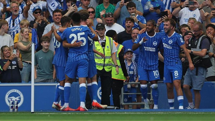 Victor R Brace Hasil Liga Inggris: Brighton Hancurkan Aston Villa 4-0