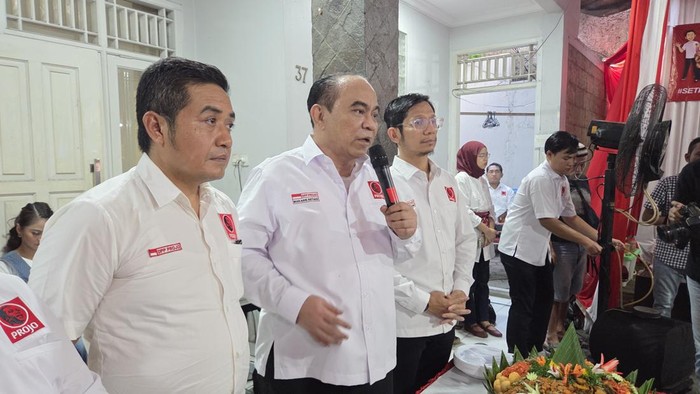 DPP Projo menggelar perayaan ulang tahun ke-12 di kantor pusat kawasan Pancoran, Jakarta Selatan.