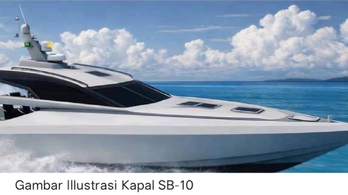 Ilustrasi kapal Sukaboat 10 (SB-10)