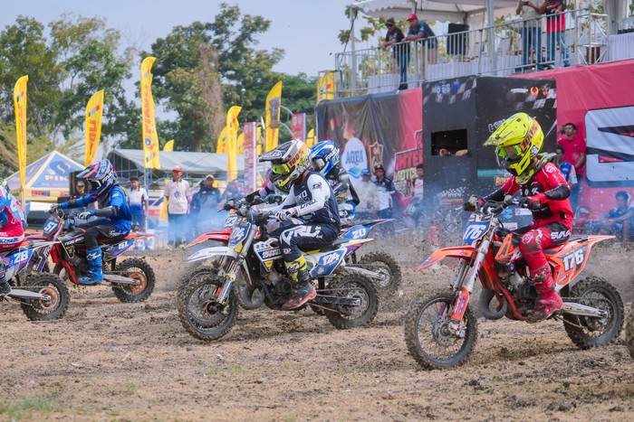 Klaten international motocross di sirkuit Bokong Semar, Klaten.