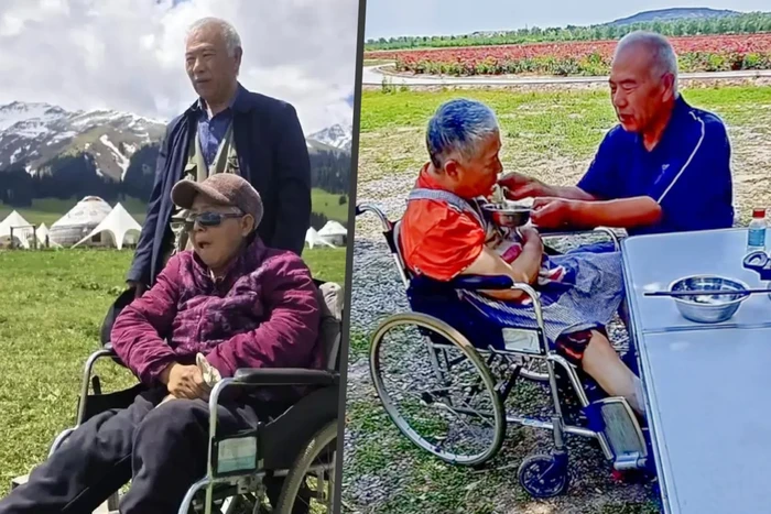 Liu Peijin dan istrinya
