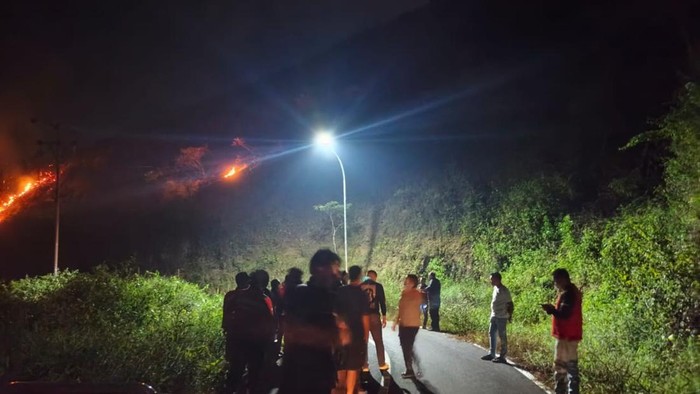 Penampakan Karhutla di Kabupaten Samosir (Foto: Dok BPBD Sumut)