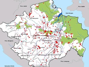 Hotspot di Sumsel Tercatat 1.742 Titik dalam Sehari