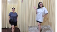 Kondisi Thalita Latief saat berat tubuh turun menjadi 85 kilogram. Foto: Instagram @thalitalatief