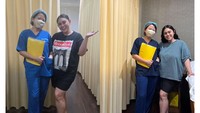 Namun, semangatku tidak hilang, aku dikuatkan oleh dokterku, kata-kata positif dia selalu membuatku tenang, dokter bilang bahwa dulu aku pernah bisa, berarti sekarang pun aku pasti bisa. Amin, ungkap Thalita Latief. Foto: Instagram @thalitalatief