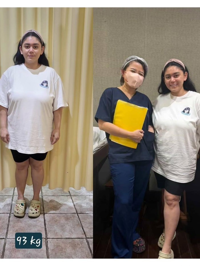 Usaha Thalita Latief menurunkan berat badan.