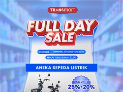 Aneka Sepeda Listrik Hemat Hingga 45% di Transmart Full Day Sale