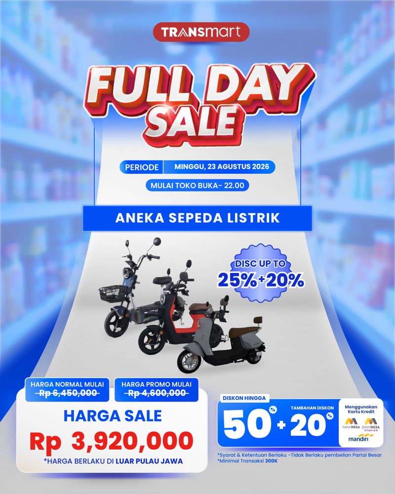 Transmart Full Day Sale 23 Agustus 2026 Transmart Full Day Sale 23 Agustus 2026