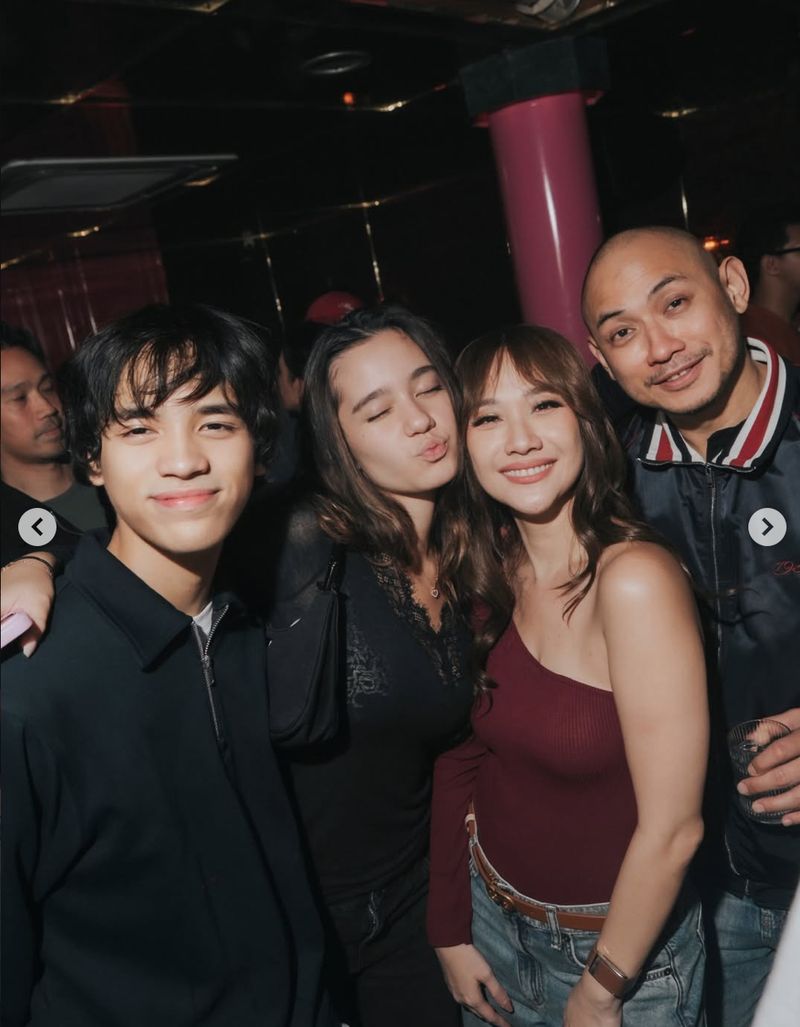 BCL bersama Noah dan Anaia BCL bersama Noah dan Anaia