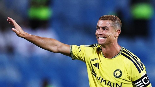 Soccer Football - Saudi Pro League - Al Riyadh v Al Nassr - Prince Faisal Bin Fahd Stadium, Riyadh, Saudi Arabia - August 21, 2026 Al Nassrs Cristiano Ronaldo reacts REUTERS/Hamad I Mohammed