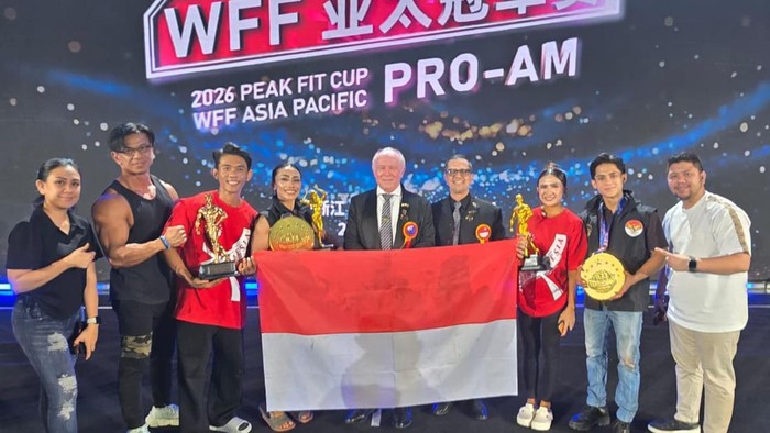 Empat atlet Perbafi raih empat medali di WFF Asia Pacific Championship 2026