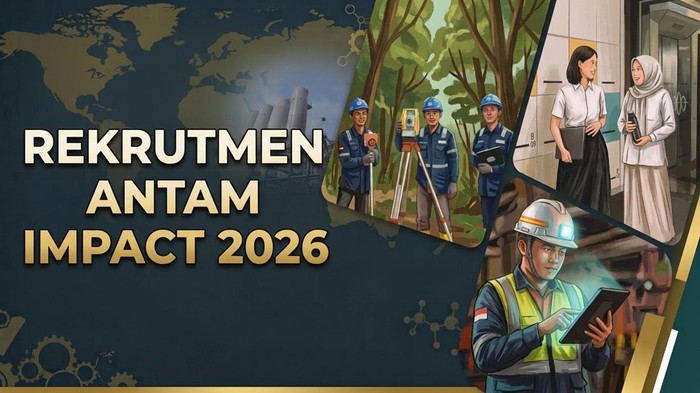Ilustrasi rekrutmen Antam IMPACT 2026.