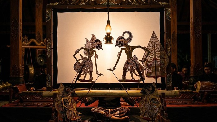 Ilustrasi wayang kulit.