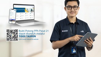 Kini Bukti Potong Pajak Pensiunan Dapat Diunduh Melalui TOS TASPEN!