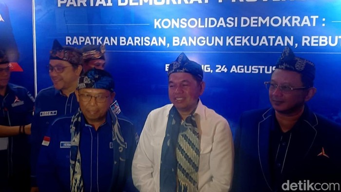 Konferensi Pers Musda Demokrat Jabar.