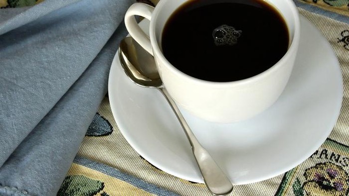 Kopi hitam. Ilustrasi