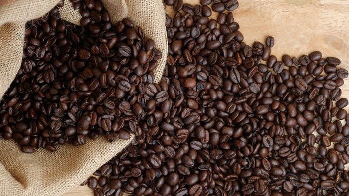 Kopi hitam. Ilustrasi