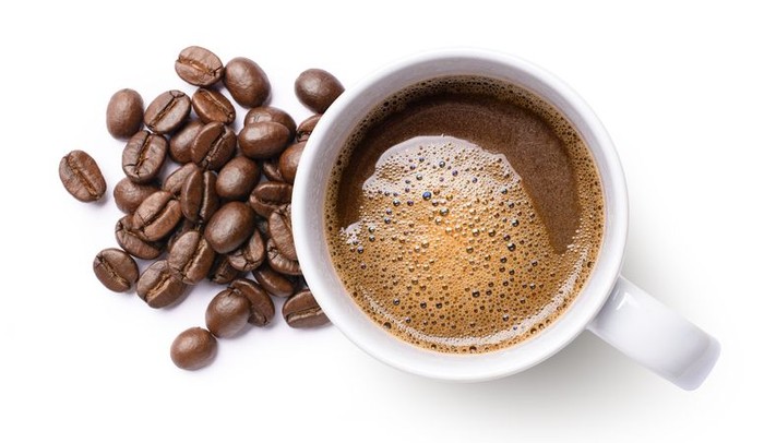 Kopi hitam. Ilustrasi