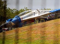 Sukhoi TNI AU Tergelincir di Bandara Hasanuddin Usai Alami Masalah Pengereman