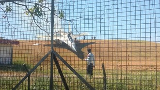 Pesawat Sukhoi TNI AU Tergelincir di Landasan Pacu Bandara Sultan Hasanuddin