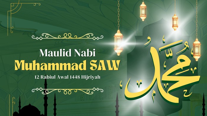 Poster Maulid Nabi 1448 H